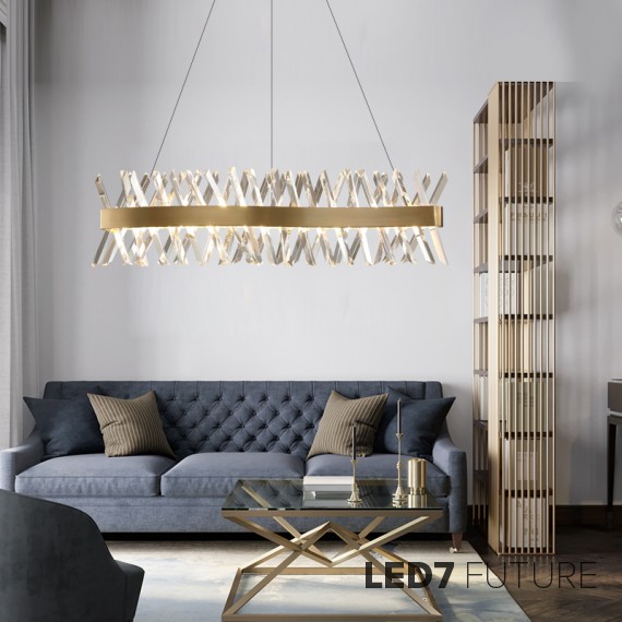 Loft Industry Modern - Razor Line Chandelier